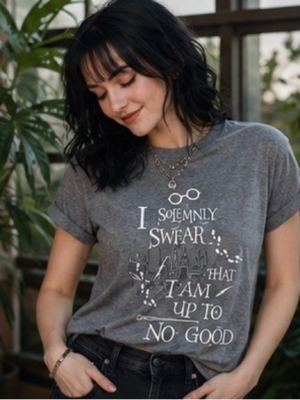 Warner Bros. Harry Potter Gray Tee